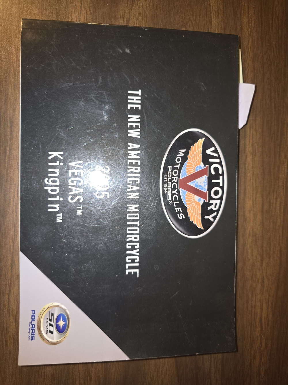 Victory Motorcycles 2015 Vegas Kingpin Owners Manual - Black